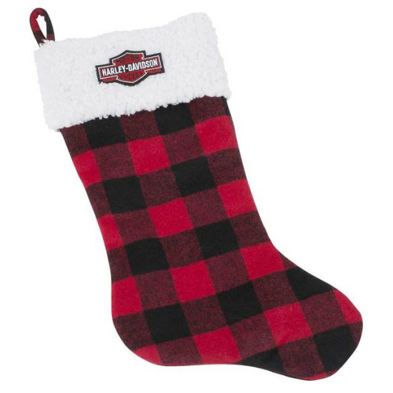 Holiday Stocking - Red Plaid