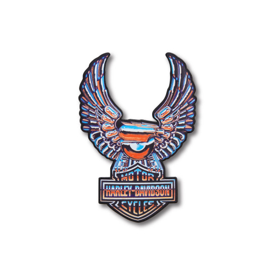 Chrome Eagle Logo Iron-On...